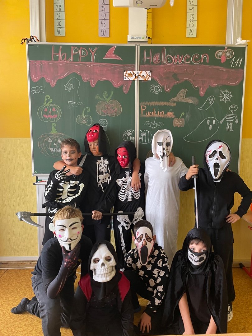 Halloween ve škole