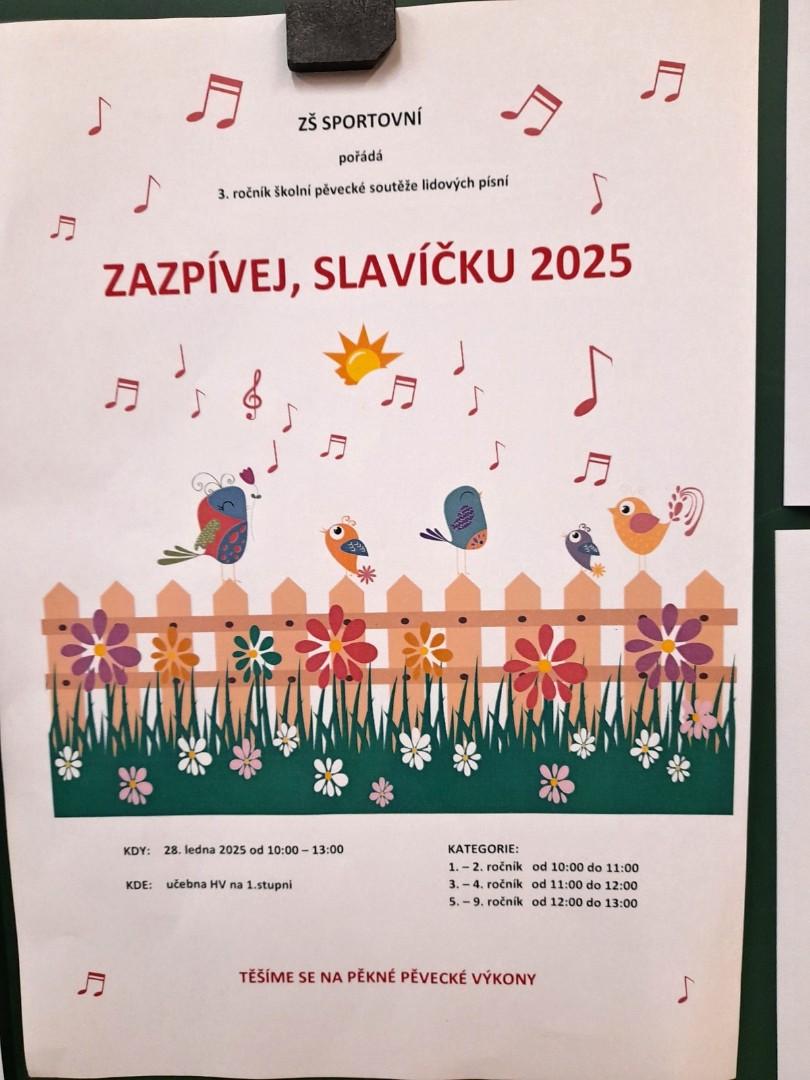 Zazpívej, slavíčku 2025