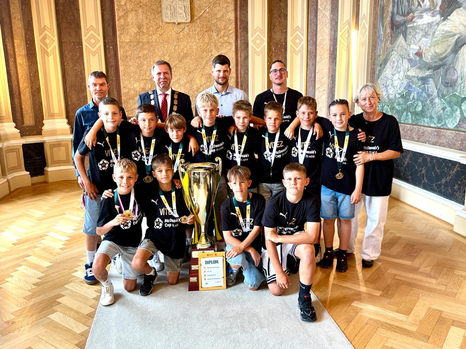 Přijetí u starosty města Uherského Hradiště