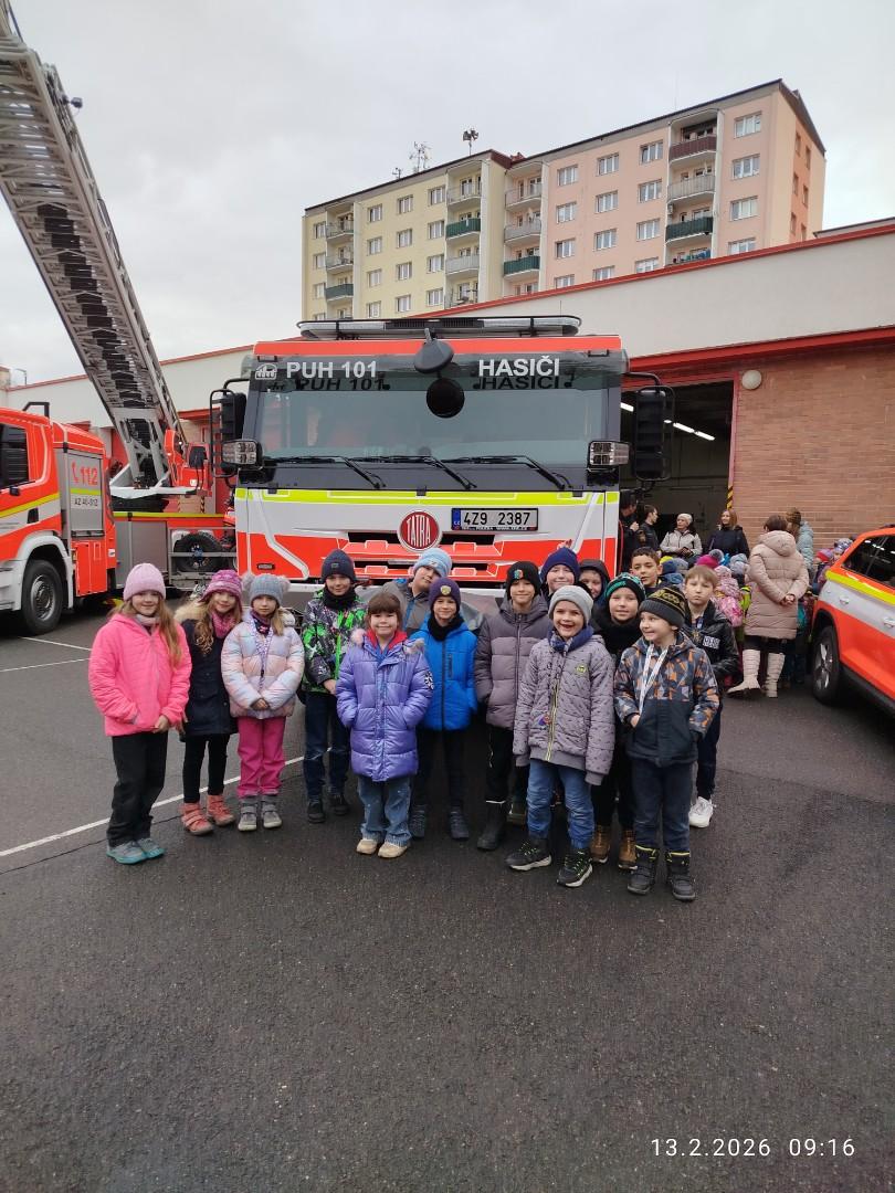 Exkurze u hasičů