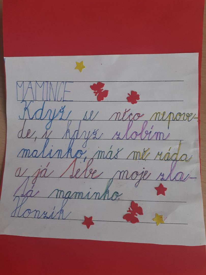 Všem maminkám přejeme krásný svátek.