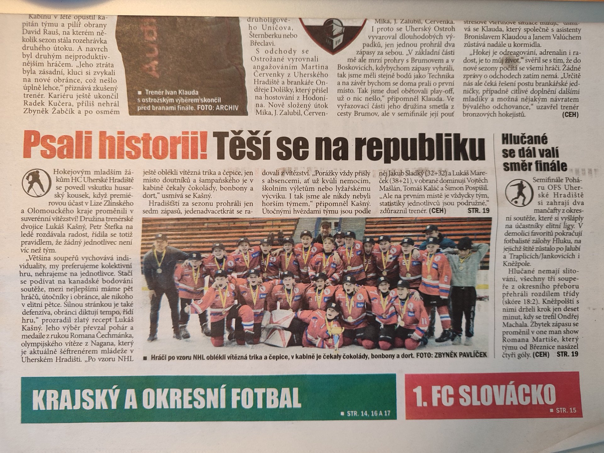 Těší se na republiku