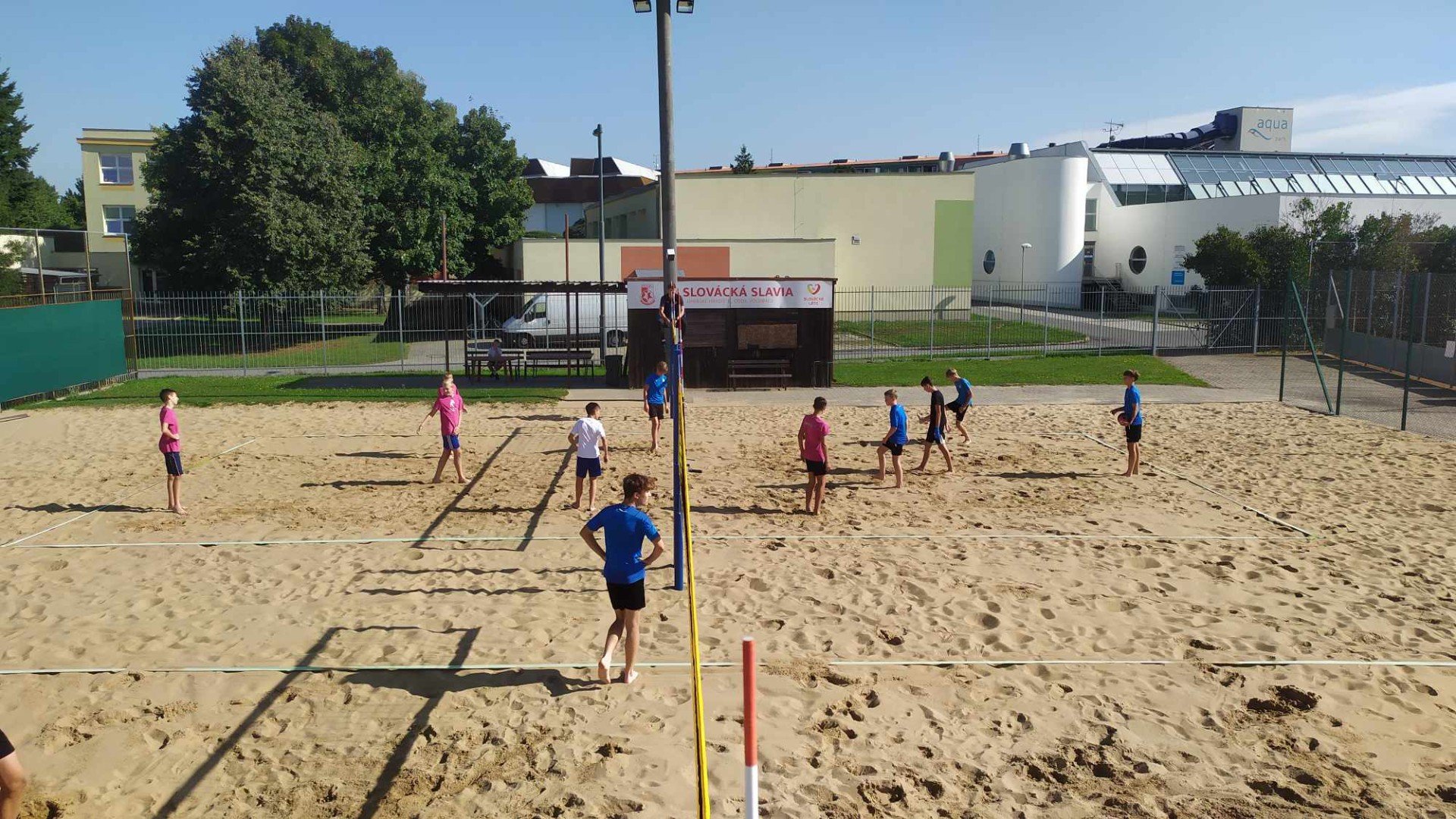 Beach v těláku