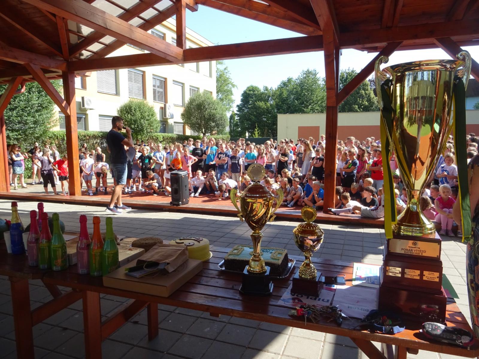 Slavnostní vyhlášení sportovních úspěchů a výsledků Ekosoutěže ve sběru